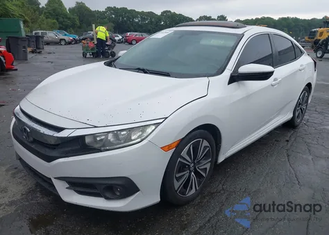 2017 Honda Civic Ex-L из США, поврежденный, VIN 19XFC1F7XHE000926
